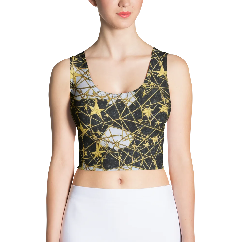 Gilded Thorn on Crop Top — Front