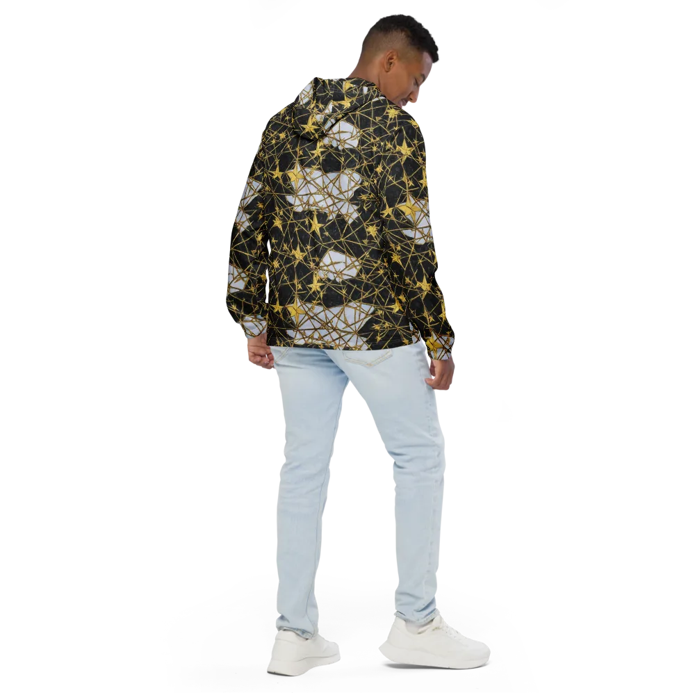 Gilded Thorn on Men's Windbreaker — Back