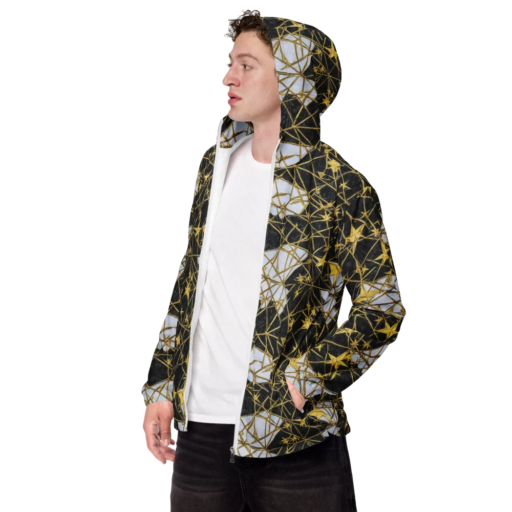 Gilded Thorn on Men's Windbreaker — Left Front