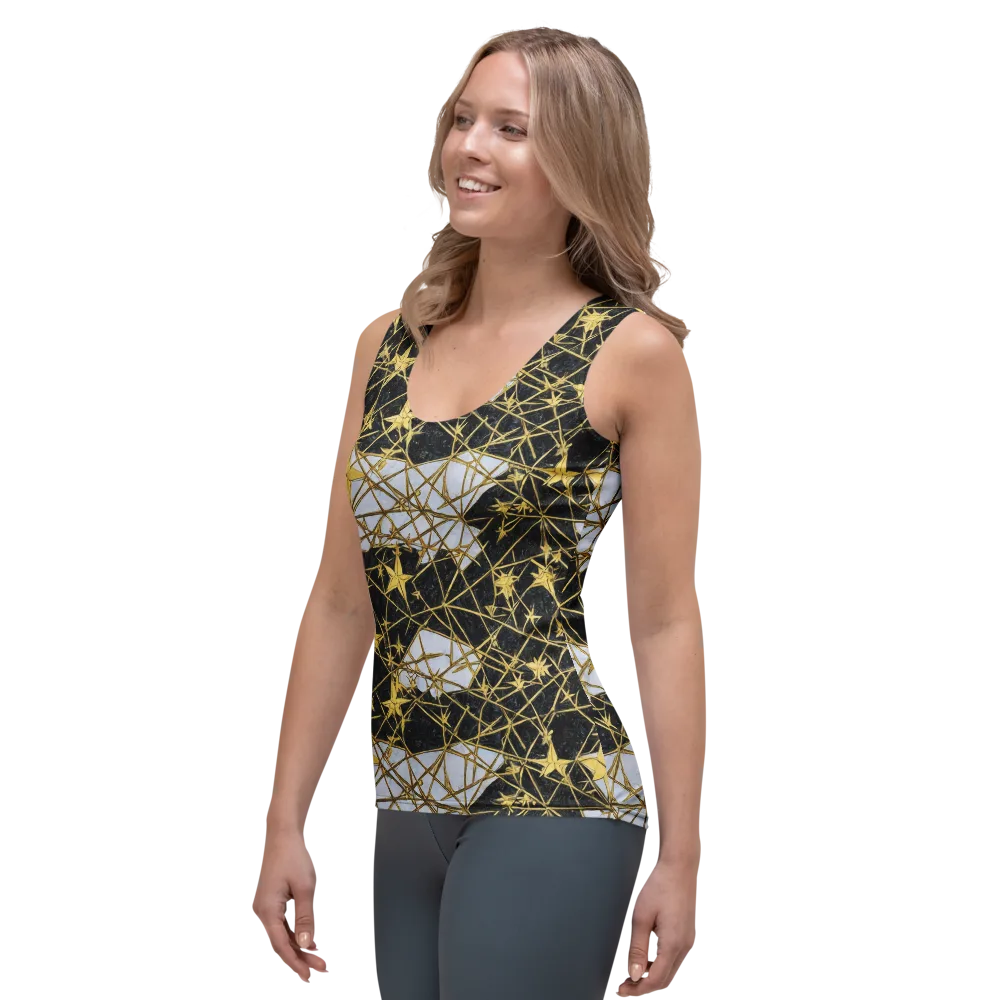 Gilded Thorn on Women's Tank Top — Left Front
