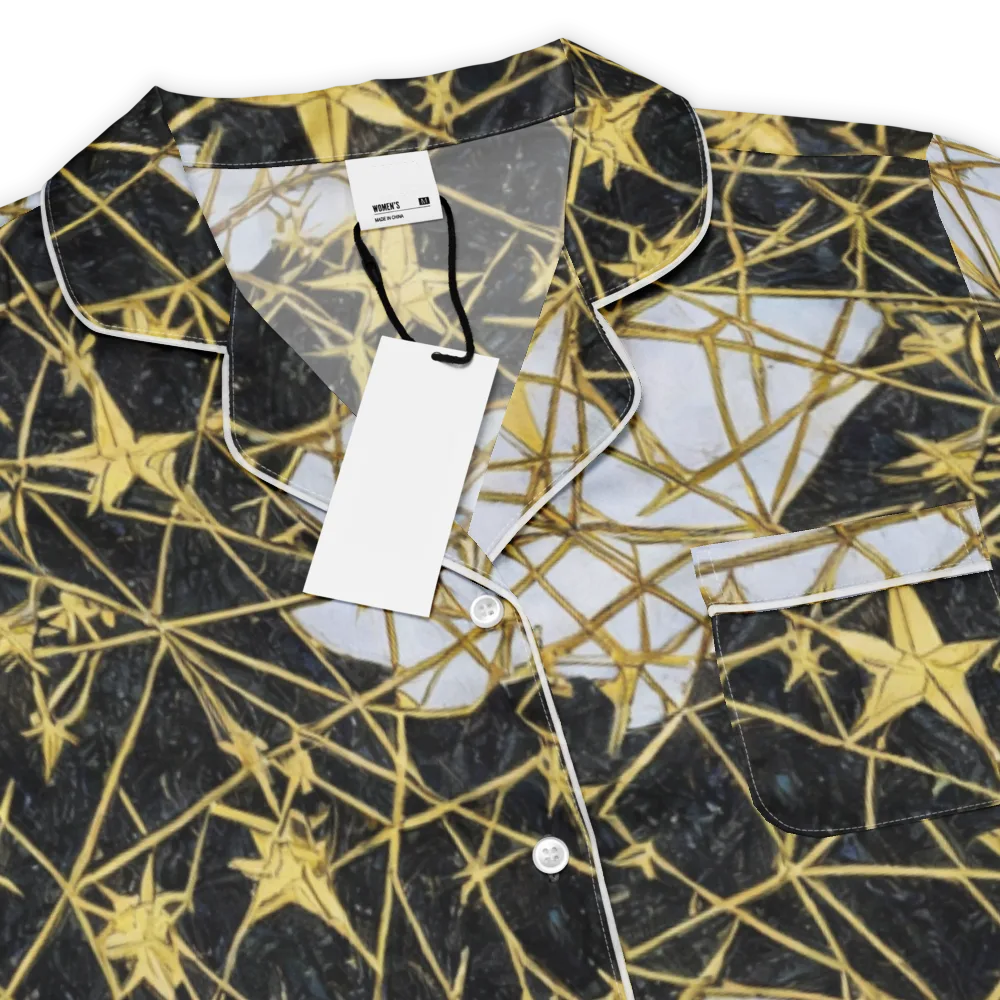 Gilded Thorn on Women's Short Sleeve Pajama Top — Product details