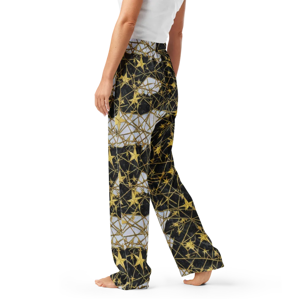 Gilded Thorn on Women's Pajama Pants — Left