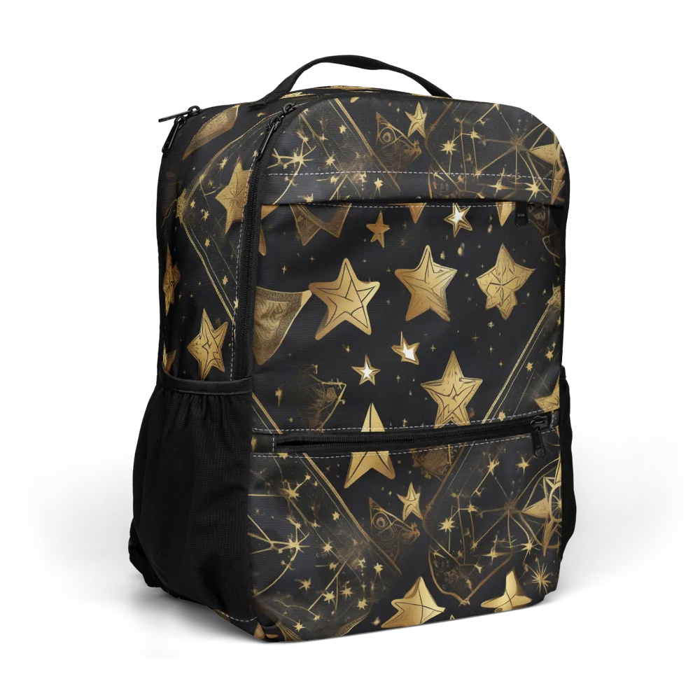 Gilded Constellation on Utility Backpack — Right Front