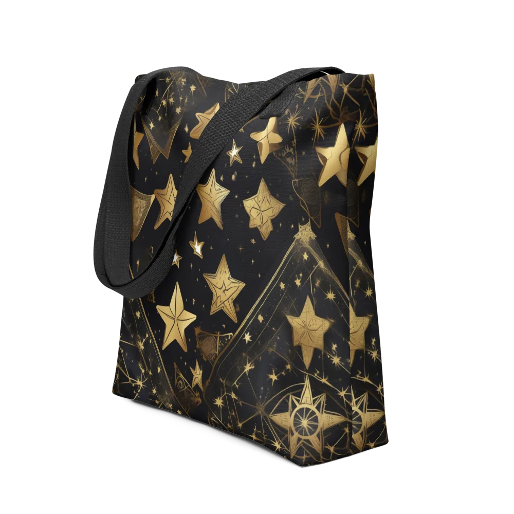 Gilded Constellation on Tote Bag — Front