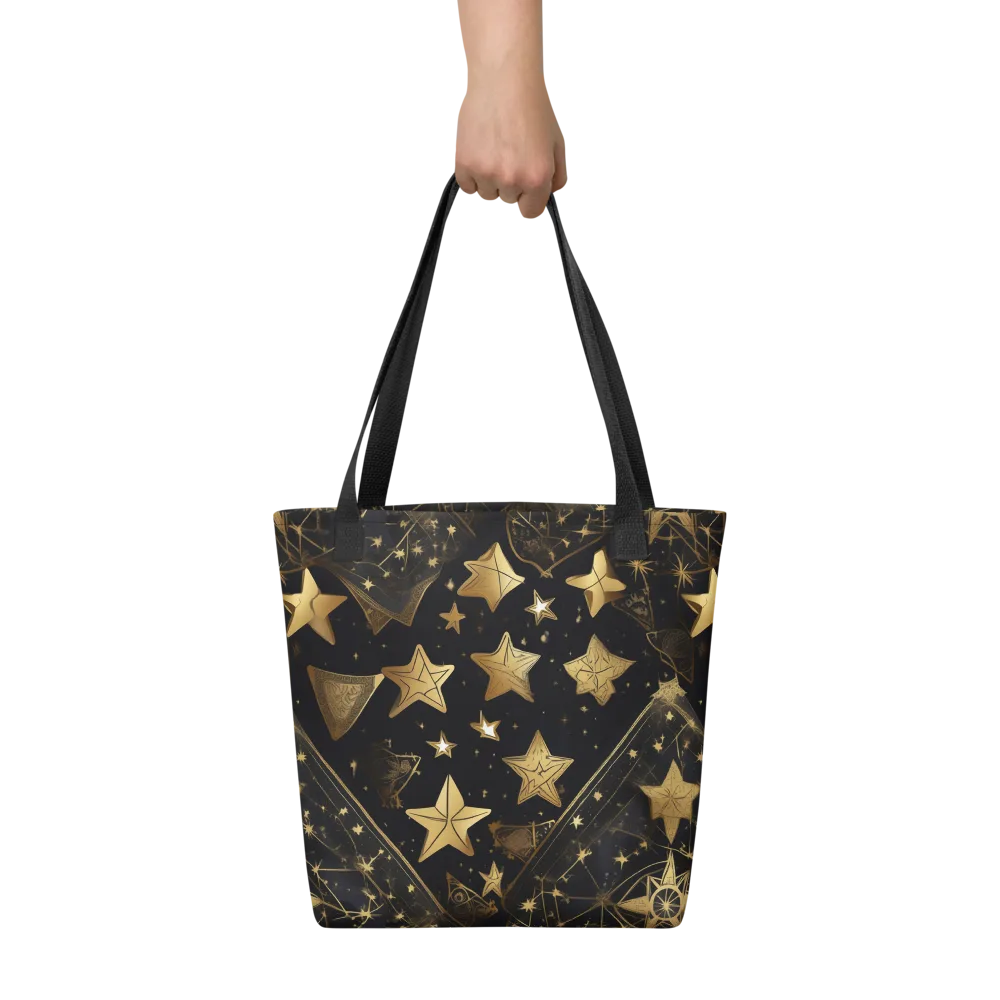 Gilded Constellation on Tote Bag — Front