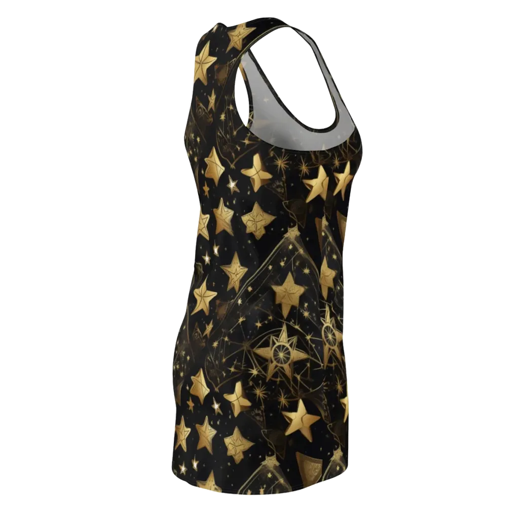 Gilded Constellation on Racerback Dress — Back Side