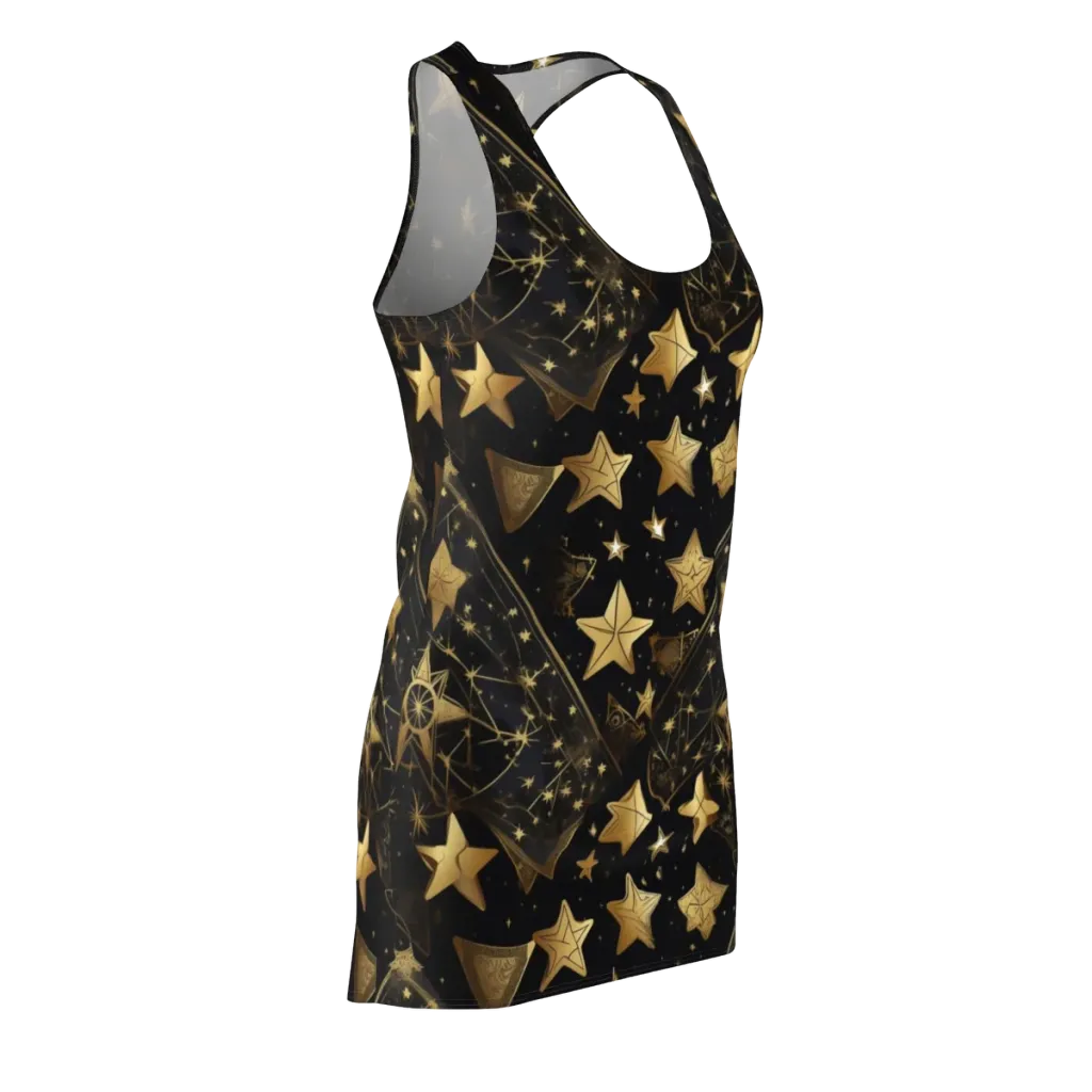 Gilded Constellation on Racerback Dress — Front Side