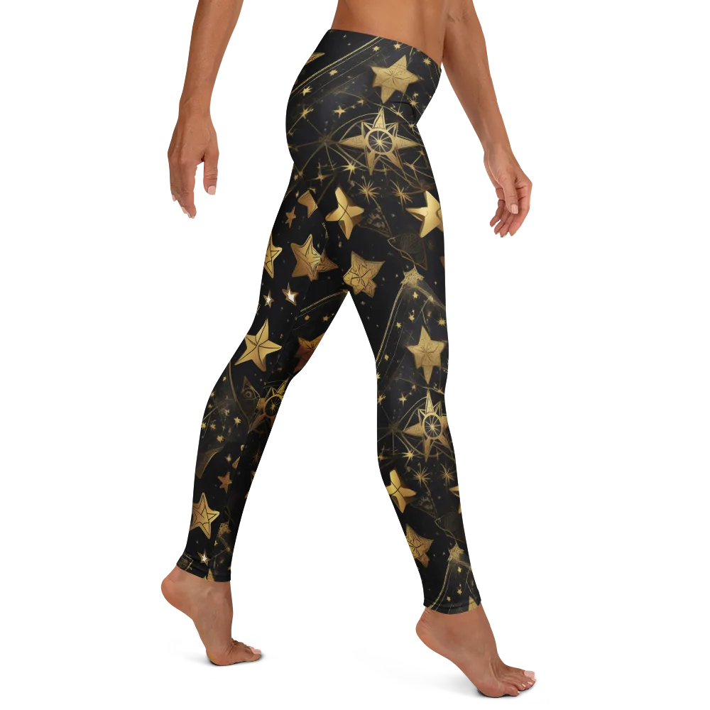 Gilded Constellation on Leggings — Right