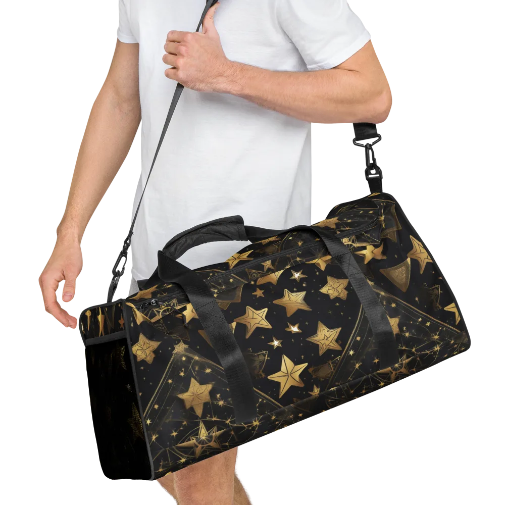 Gilded Constellation on Duffle Bag — Right Front