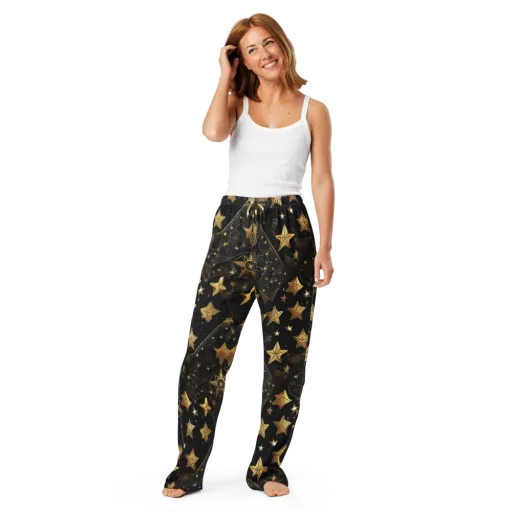 Gilded Constellation on a Women's Pajama Pants