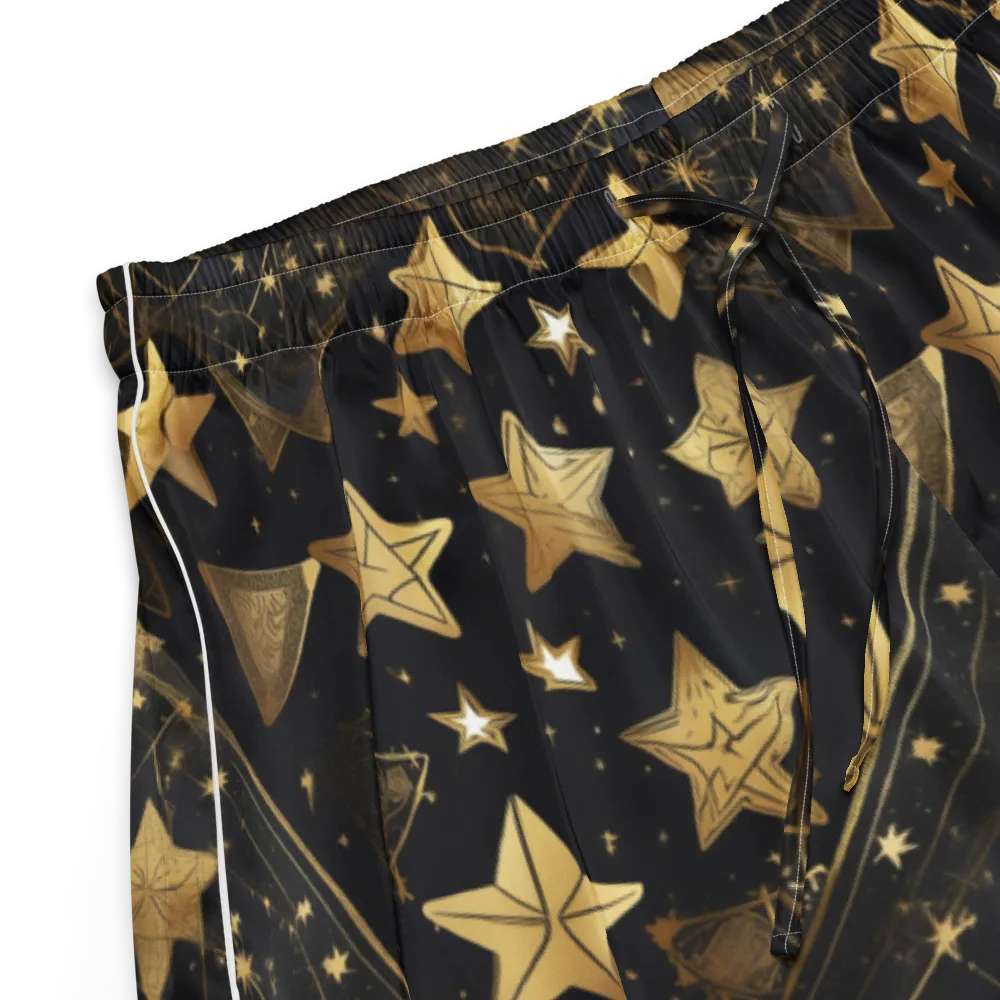 Gilded Constellation on Women's Pajama Shorts — Product details