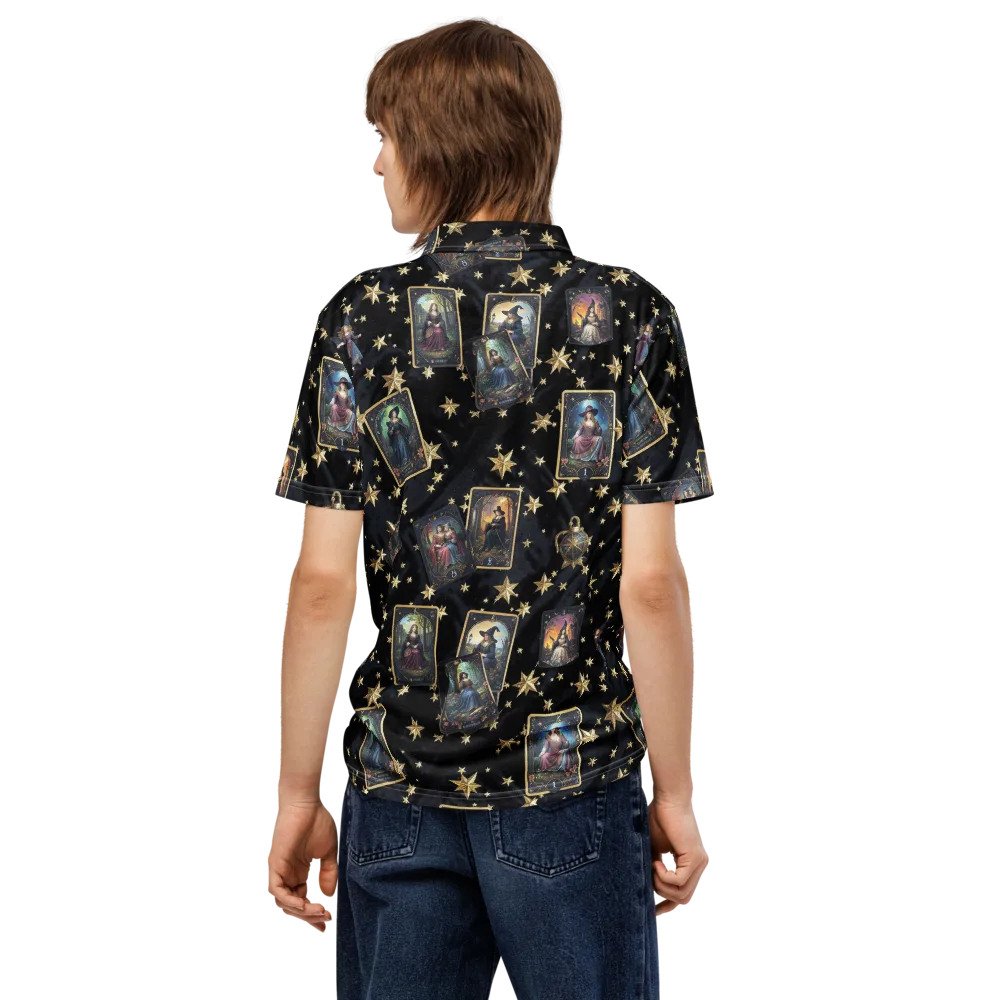 Celestial Arcana on Men's Slim Fit Polo Shirt — Back