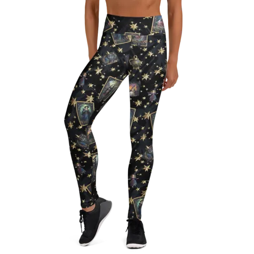 Celestial Arcana on a Yoga Leggings