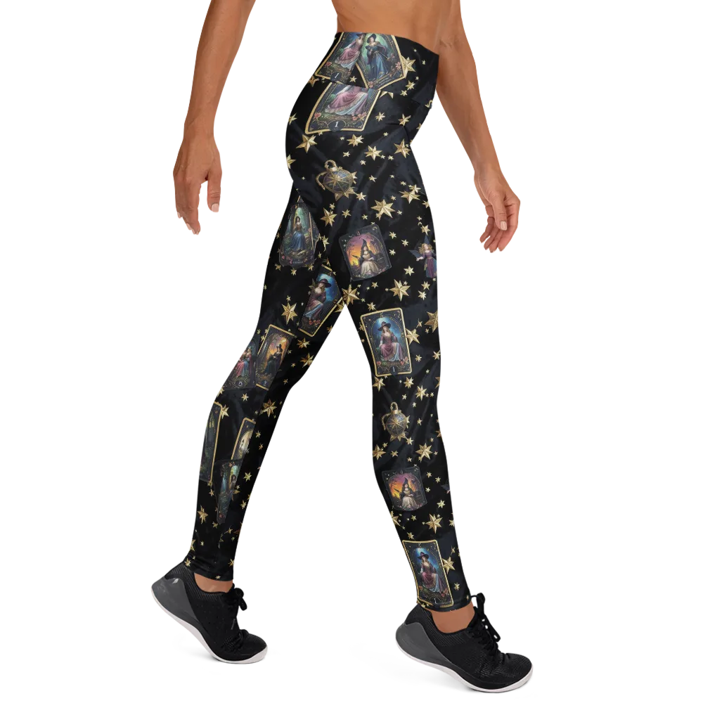 Celestial Arcana on Yoga Leggings — Right