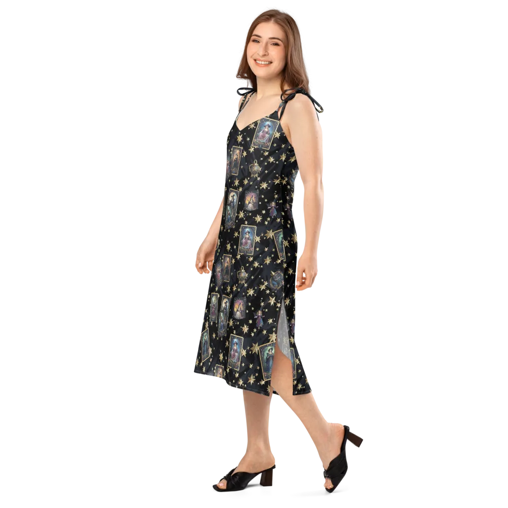 Celestial Arcana on Slip Dress — Left Front