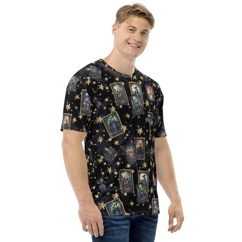 Celestial Arcana on Men's Crew Neck T-Shirt — Right
