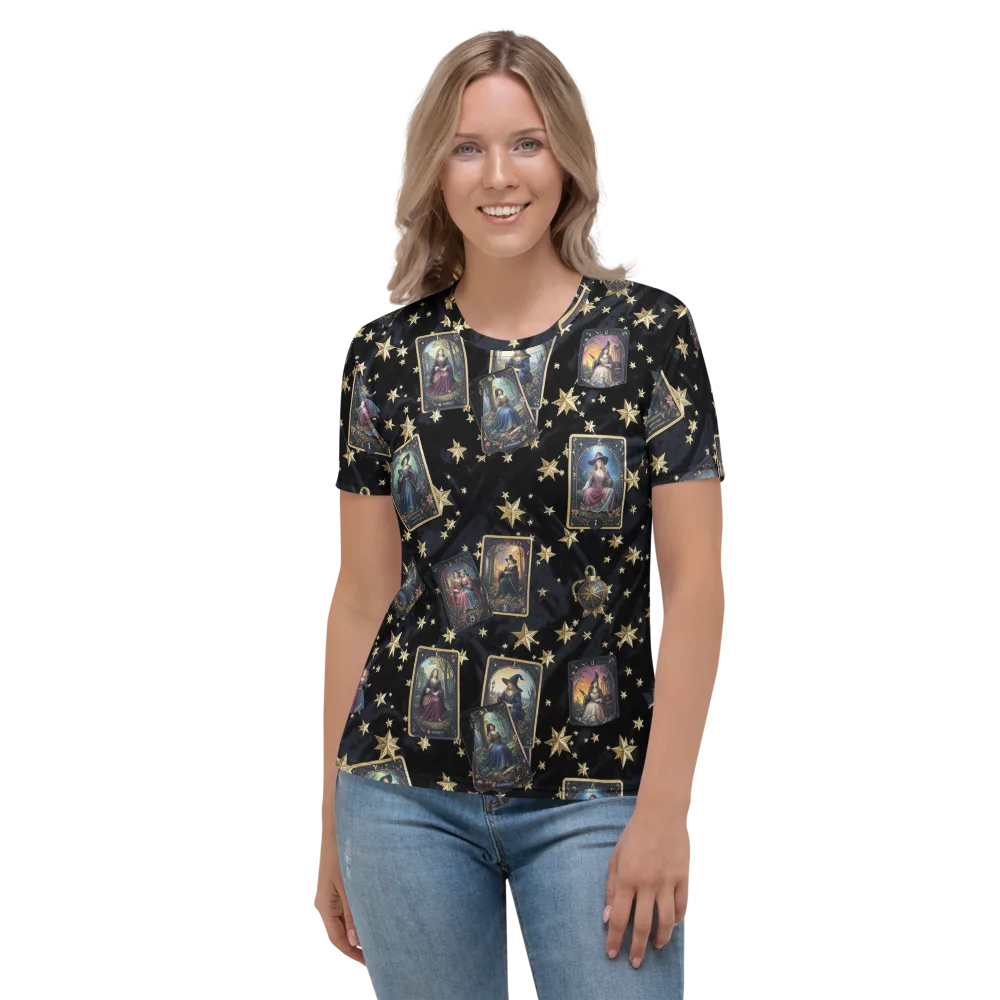 Celestial Arcana on Women's Crew Neck T-Shirt — Front