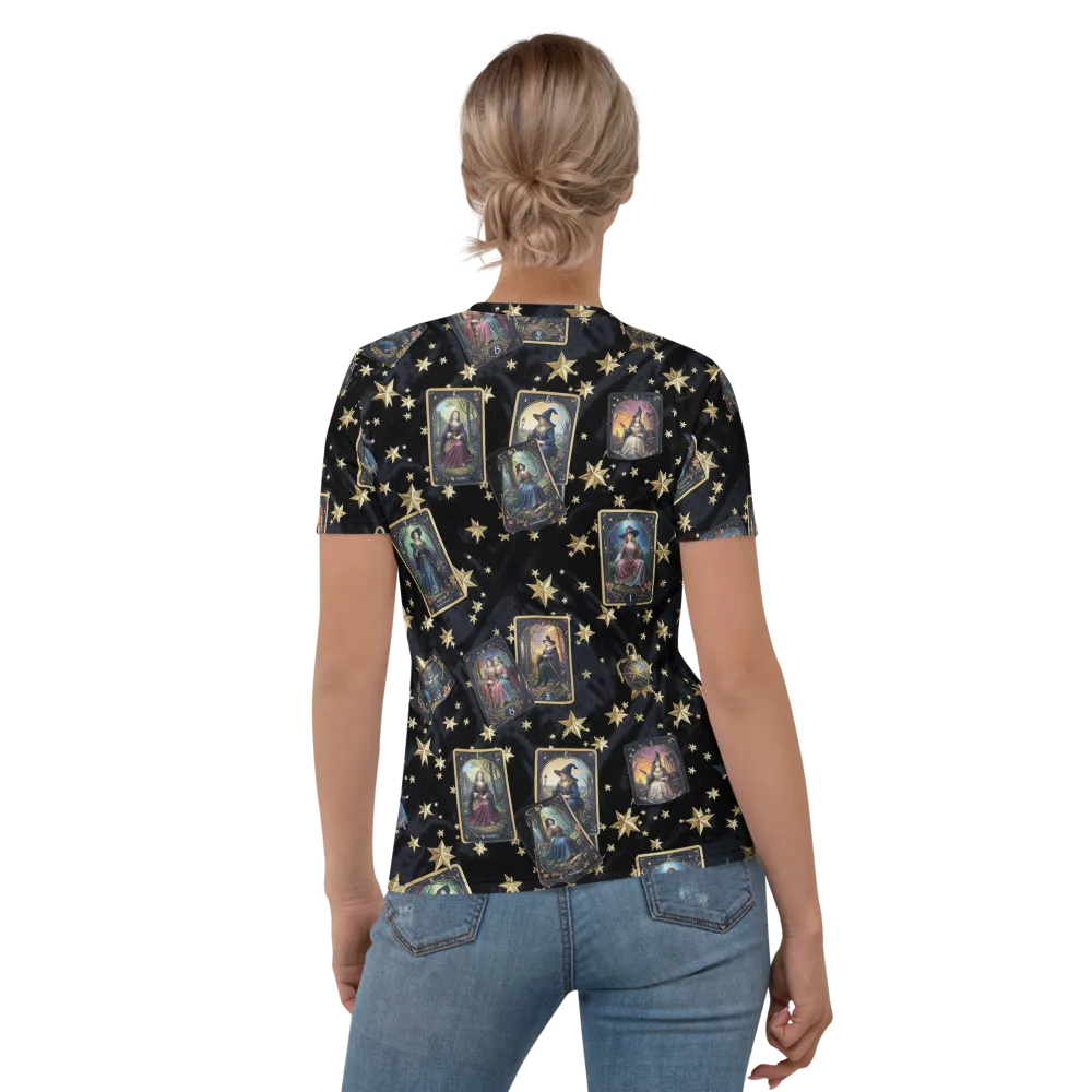 Celestial Arcana on Women's Crew Neck T-Shirt — Back