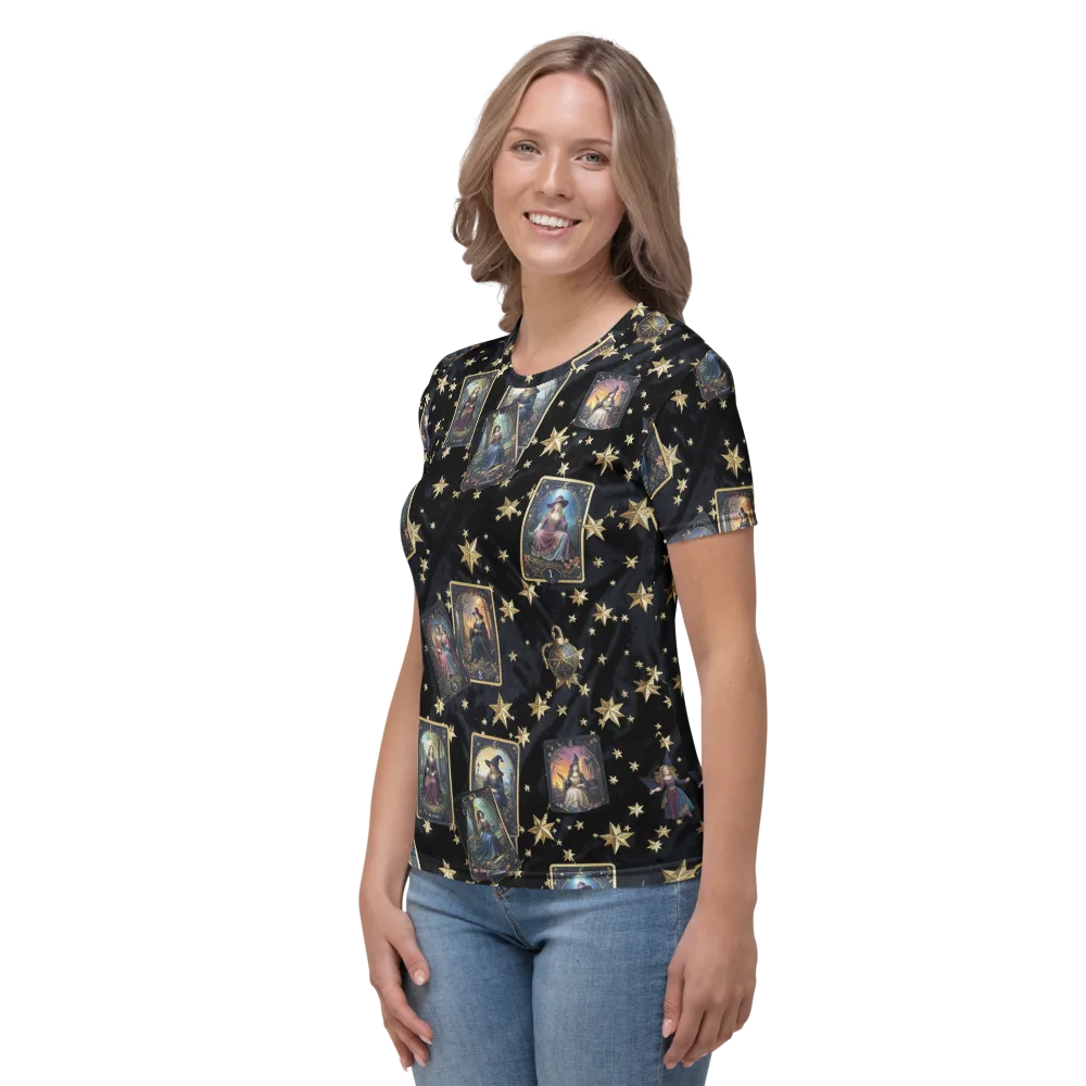 Celestial Arcana on Women's Crew Neck T-Shirt — Left