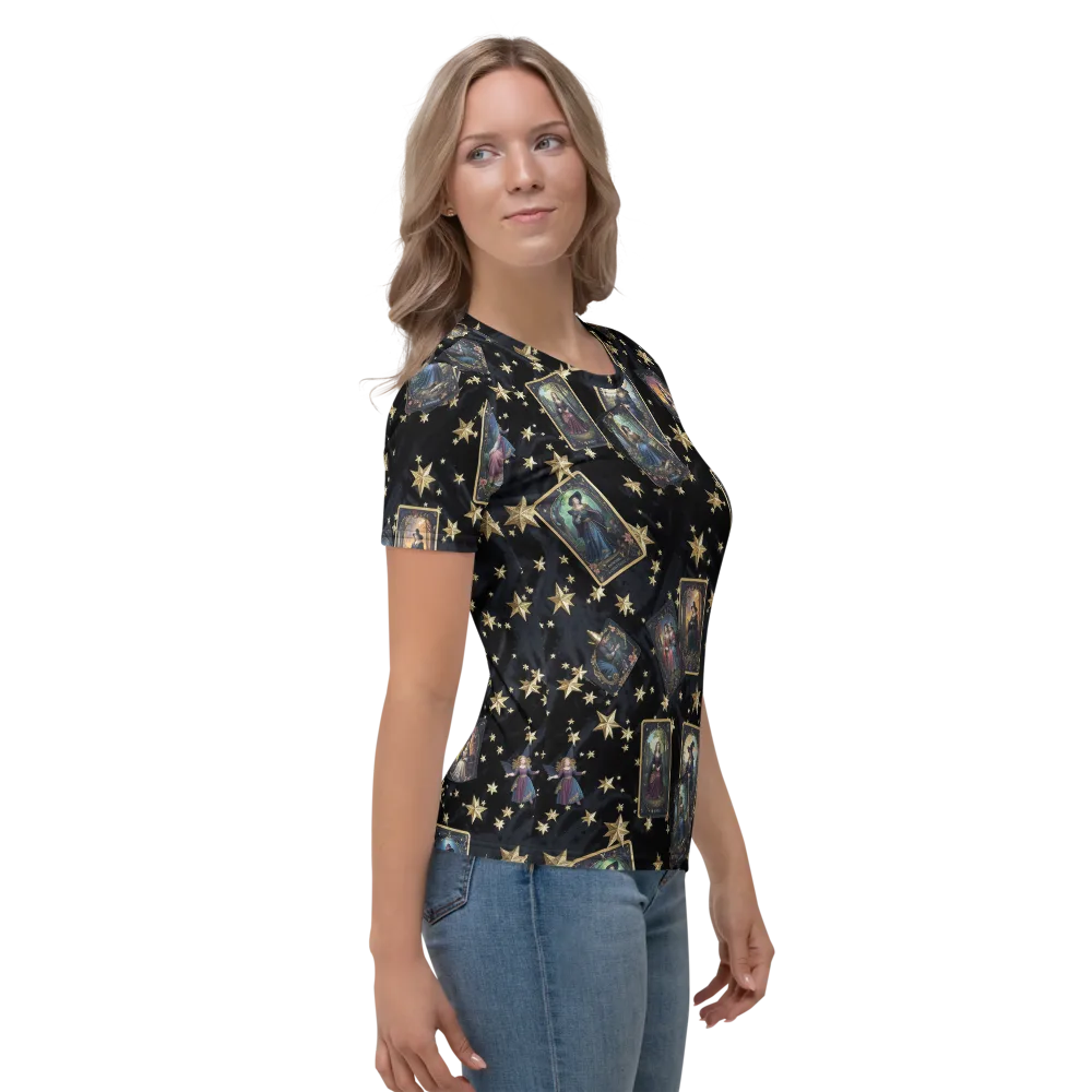 Celestial Arcana on Women's Crew Neck T-Shirt — Right