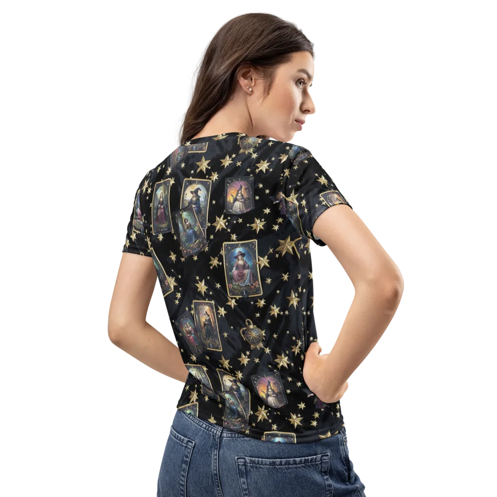 Celestial Arcana on Women's Crew Neck T-Shirt — Back