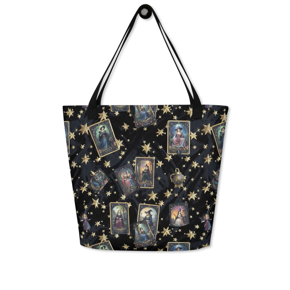 Celestial Arcana on Large Tote Bag W/ Pocket — Front