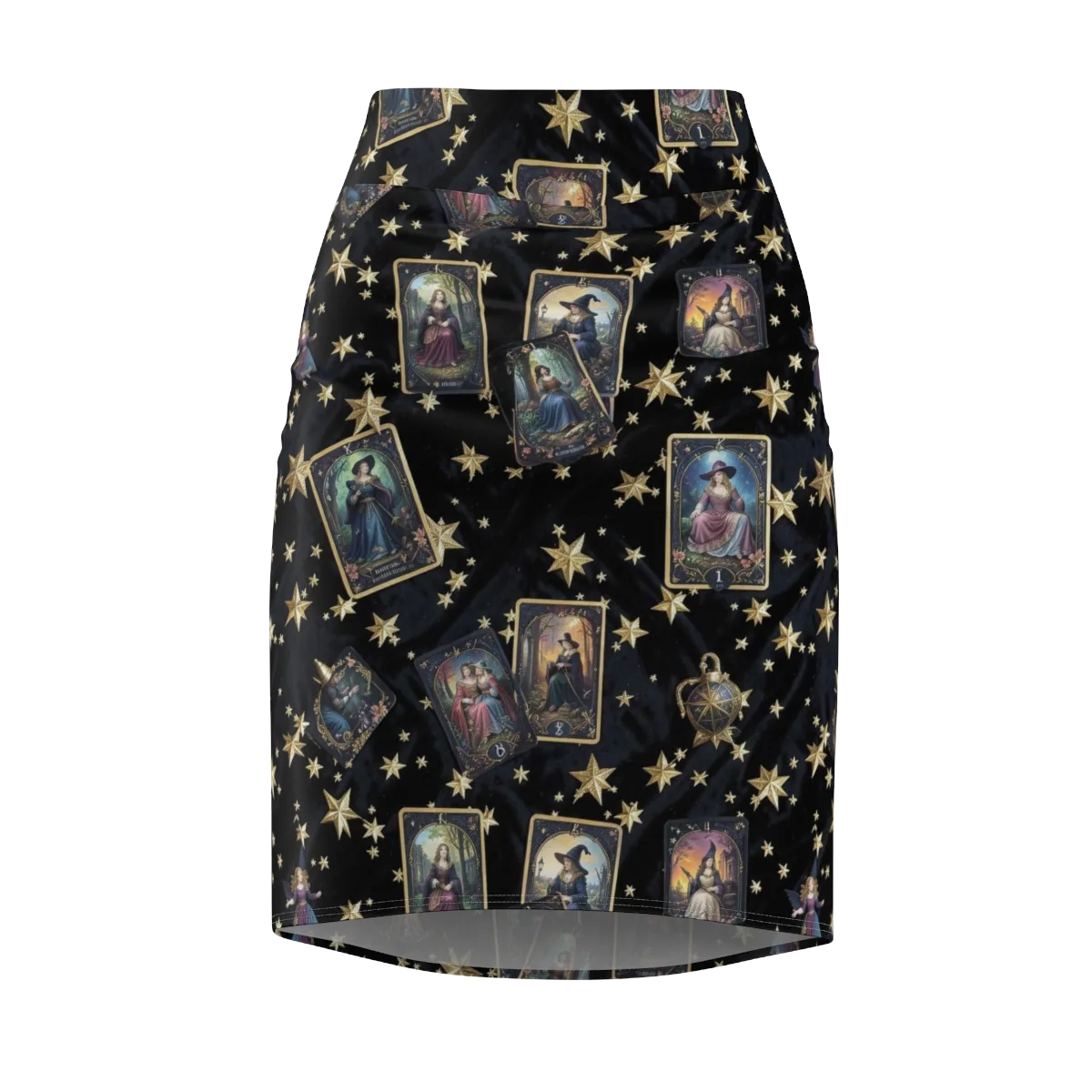 Celestial Arcana on Pencil Skirt — Front