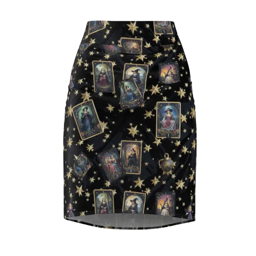 Celestial Arcana on a Pencil Skirt