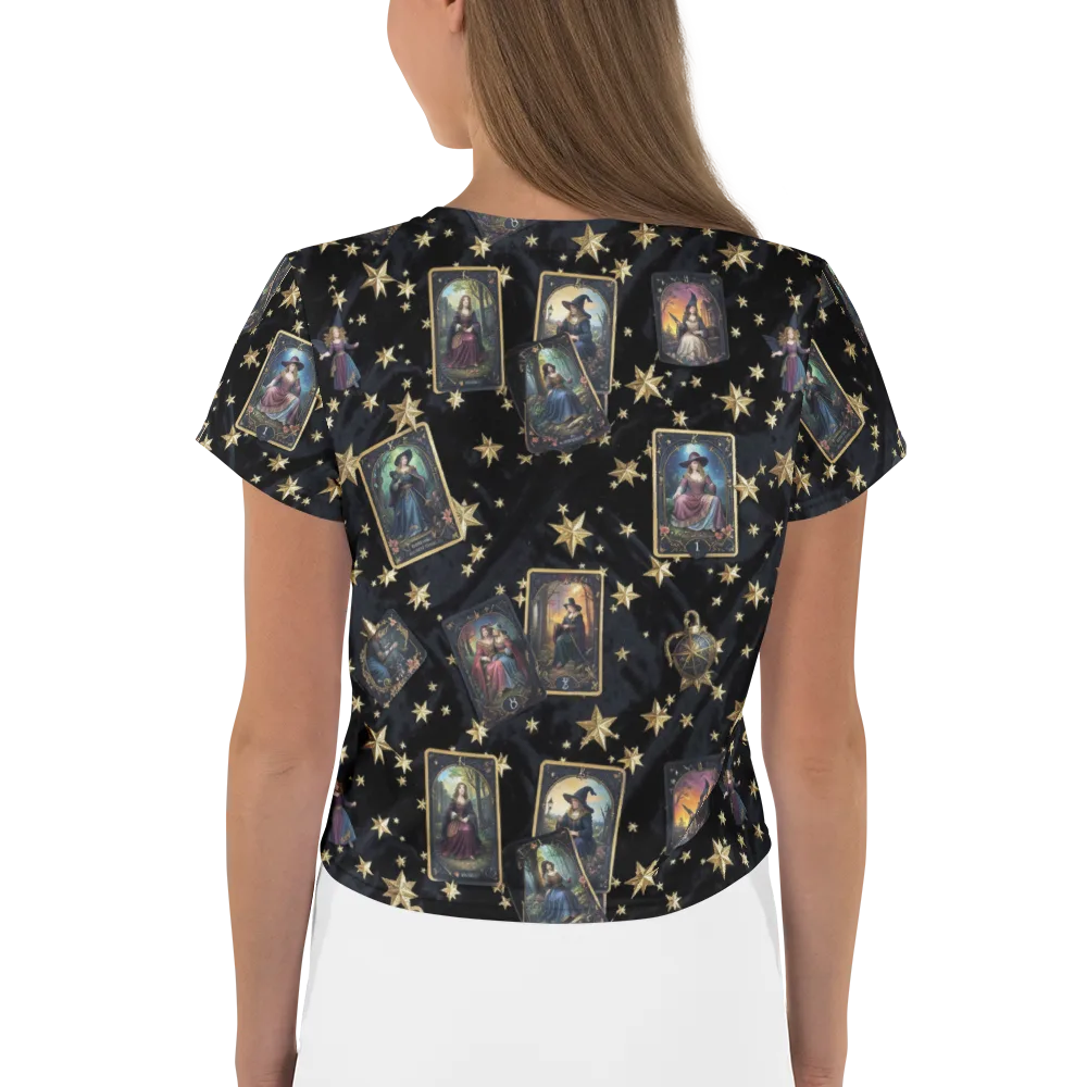 Celestial Arcana on Crop Tee — Back