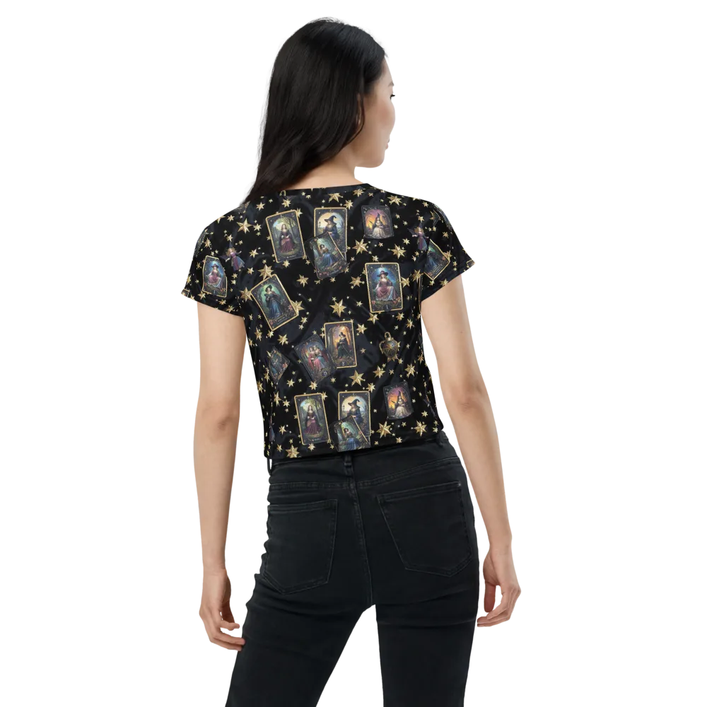 Celestial Arcana on Crop Tee — Back
