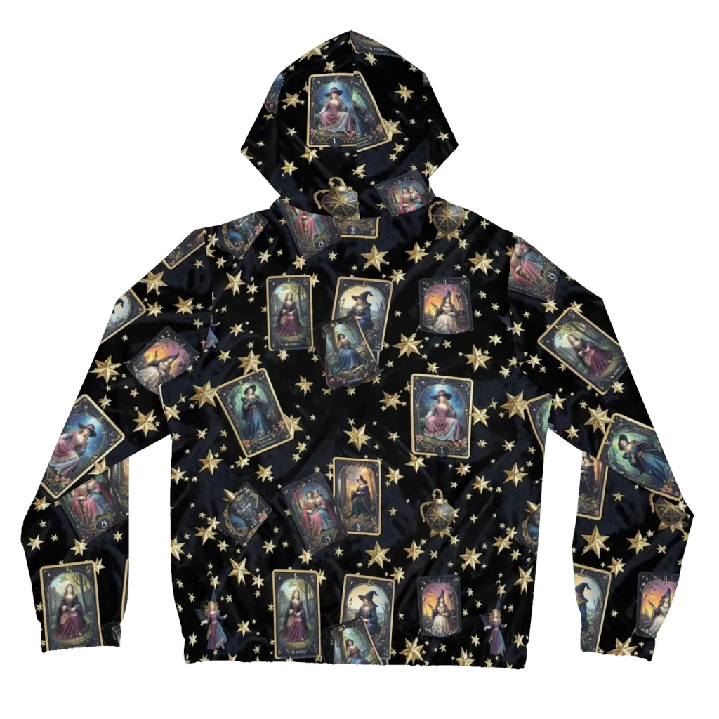 Celestial Arcana on Women's Full-Zip Hoodie — Back
