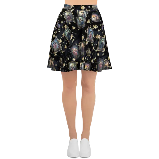 Celestial Arcana on a Skater Skirt