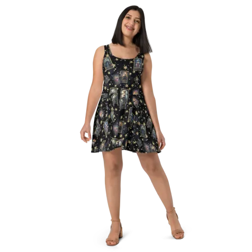 Celestial Arcana on a Skater Dress