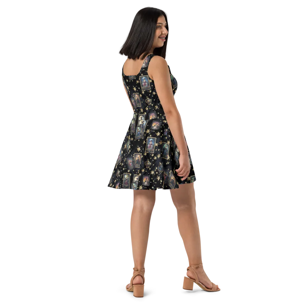 Celestial Arcana on Skater Dress — Right