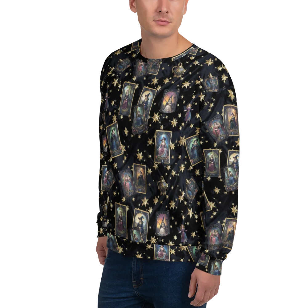 Celestial Arcana on Sweatshirt — Left Front