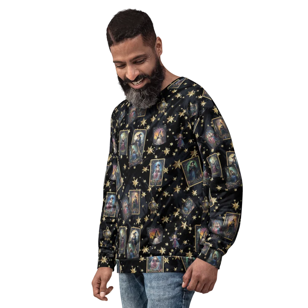 Celestial Arcana on Sweatshirt — Left Front