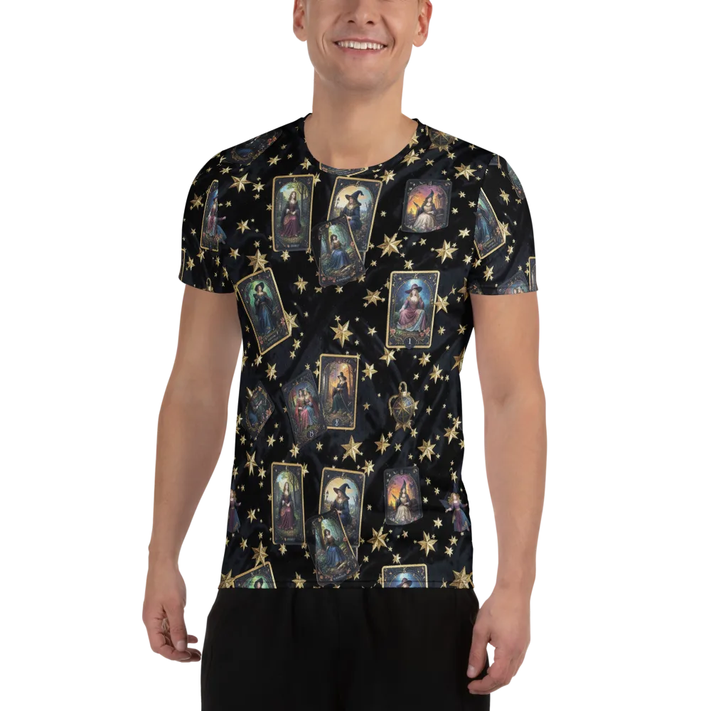 Celestial Arcana on Men's Athletic T-Shirt — Front