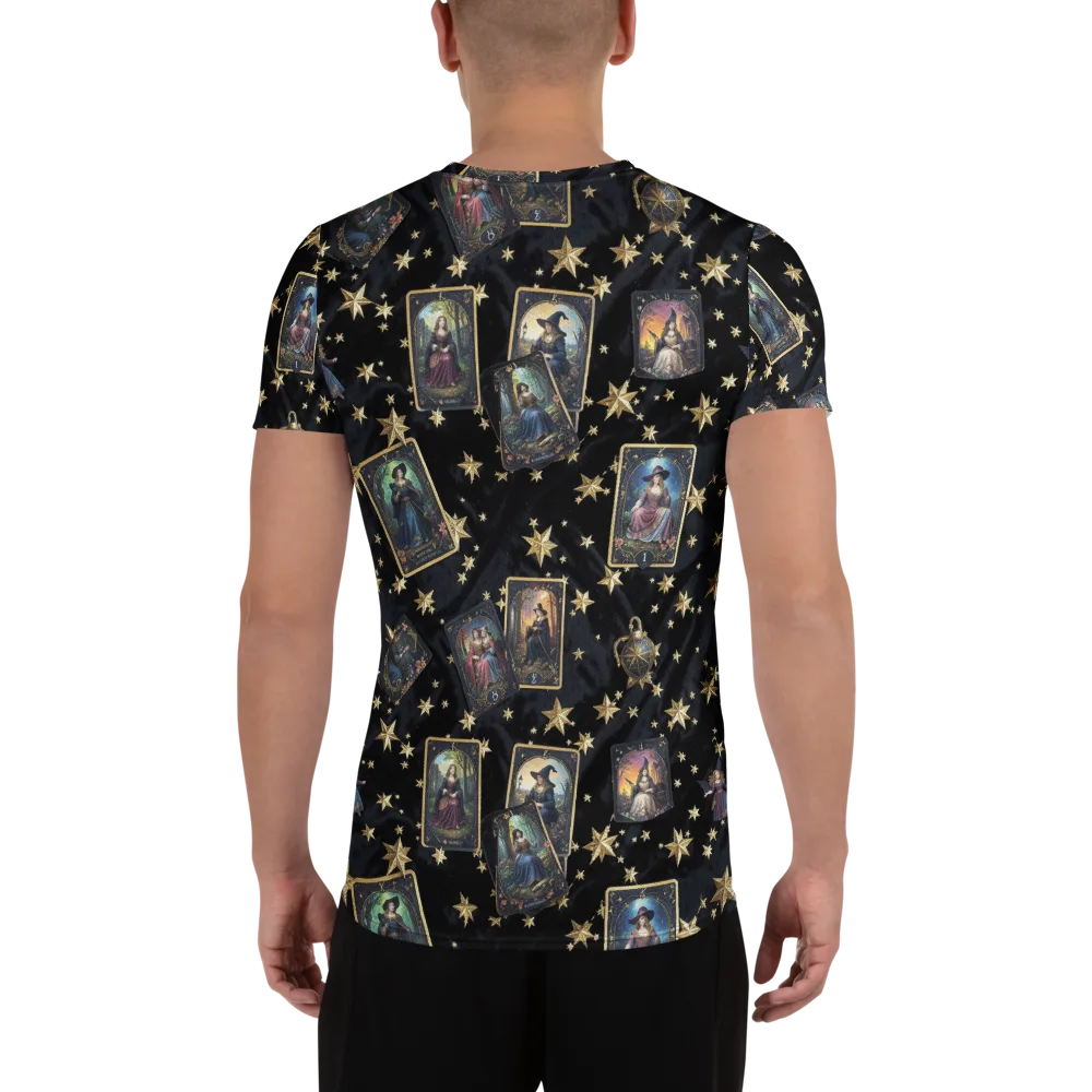 Celestial Arcana on Men's Athletic T-Shirt — Back