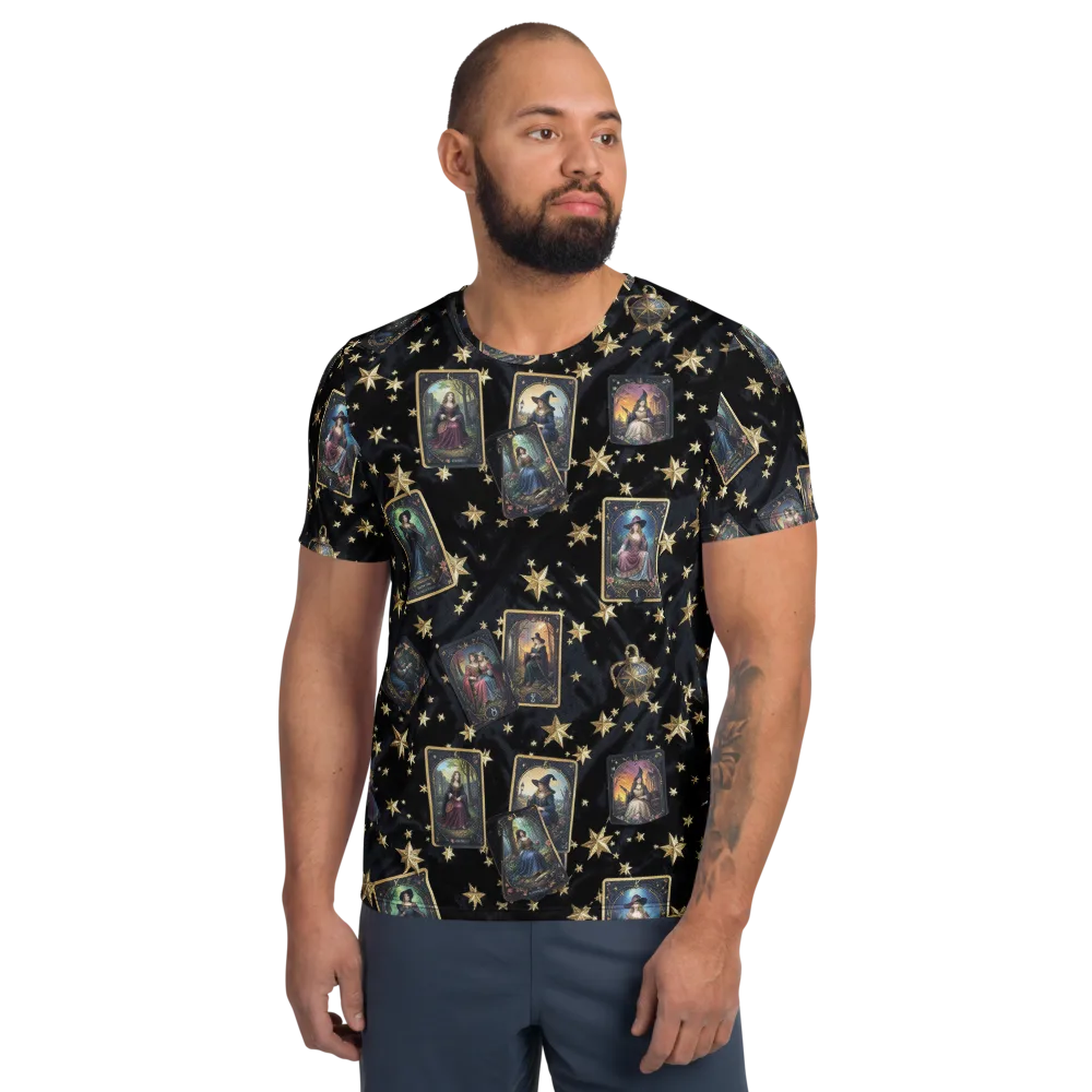 Celestial Arcana on Men's Athletic T-Shirt — Front