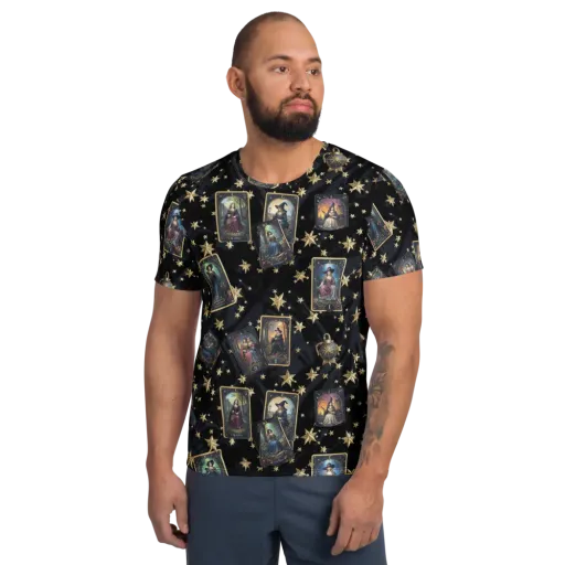 Celestial Arcana on a Men's Athletic T-Shirt