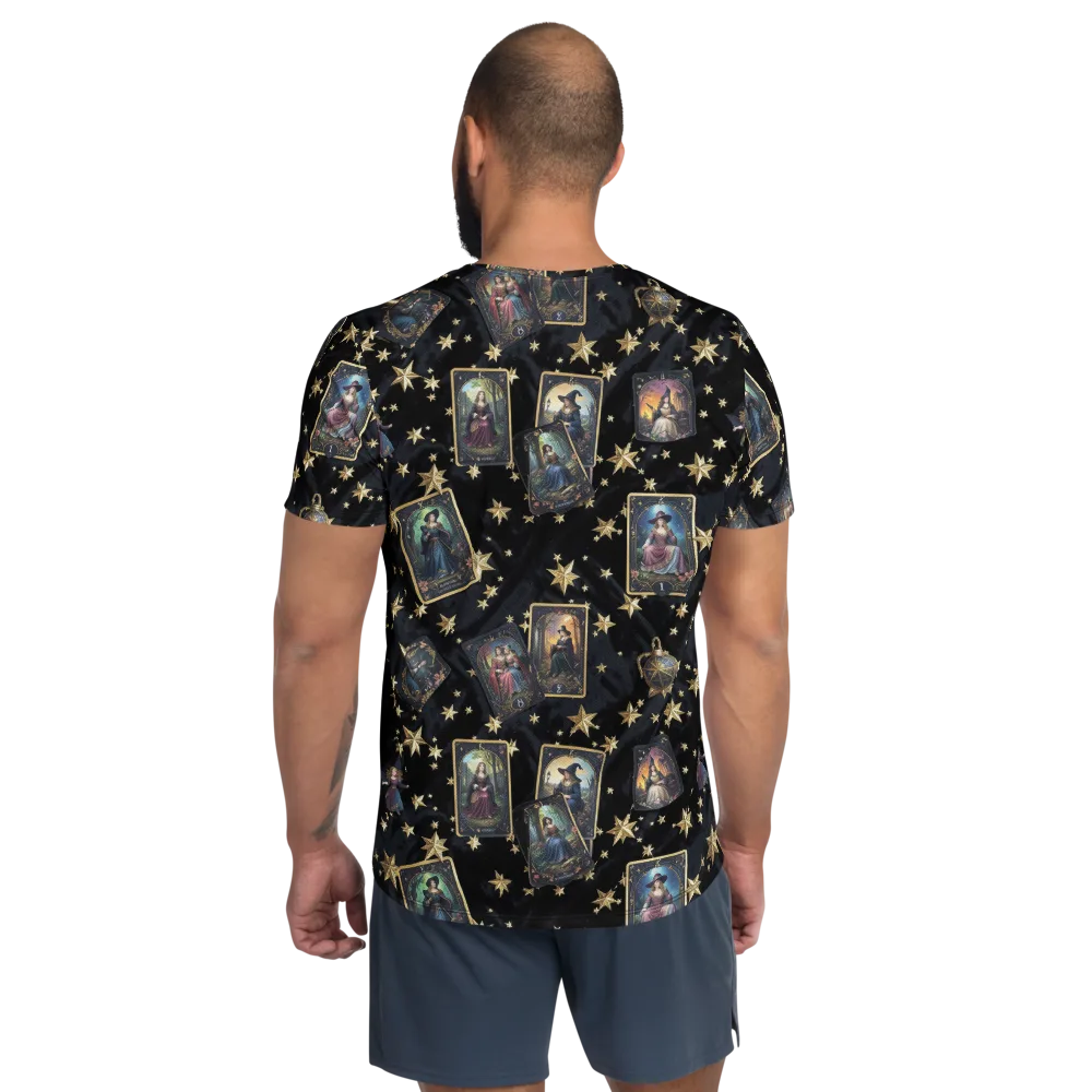 Celestial Arcana on Men's Athletic T-Shirt — Back