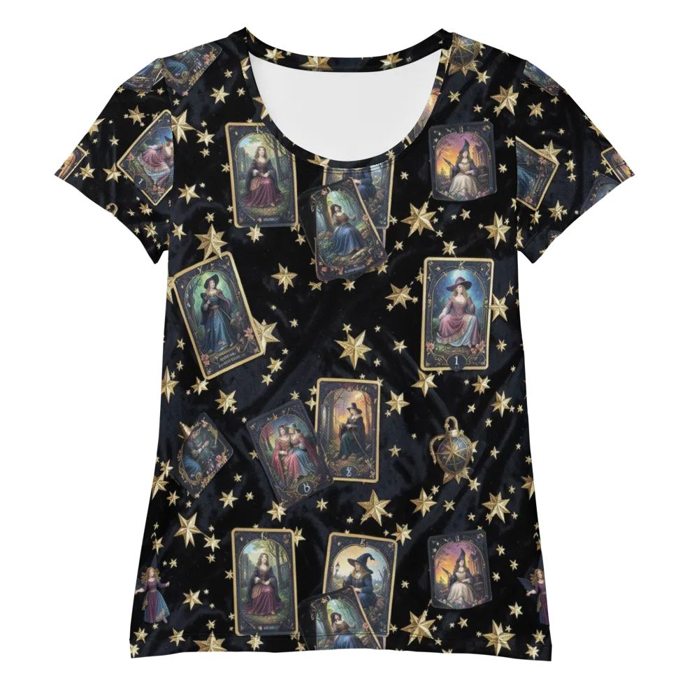 Celestial Arcana on Women's Athletic T-Shirt — Front