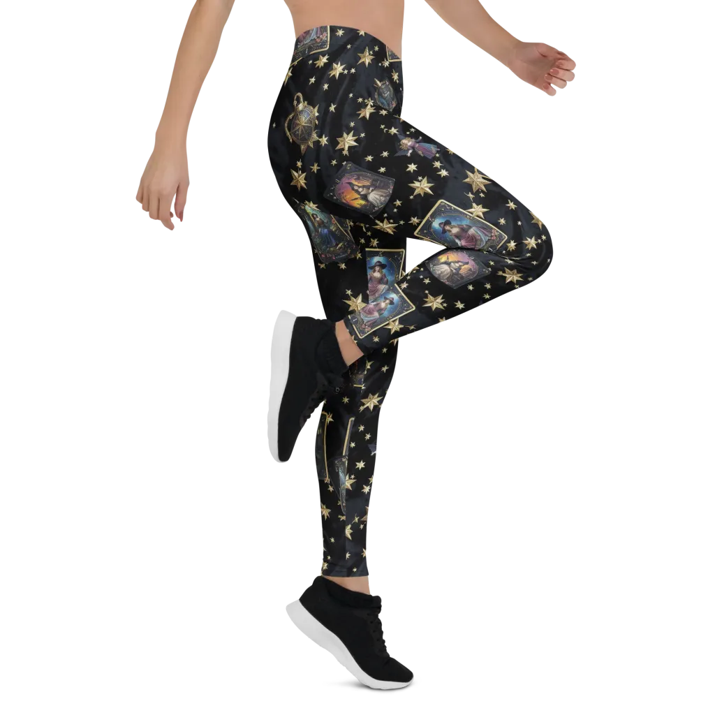 Celestial Arcana on Leggings — Right
