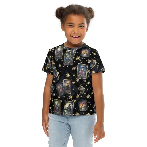 Celestial Arcana on a Kids Crew Neck T-Shirt