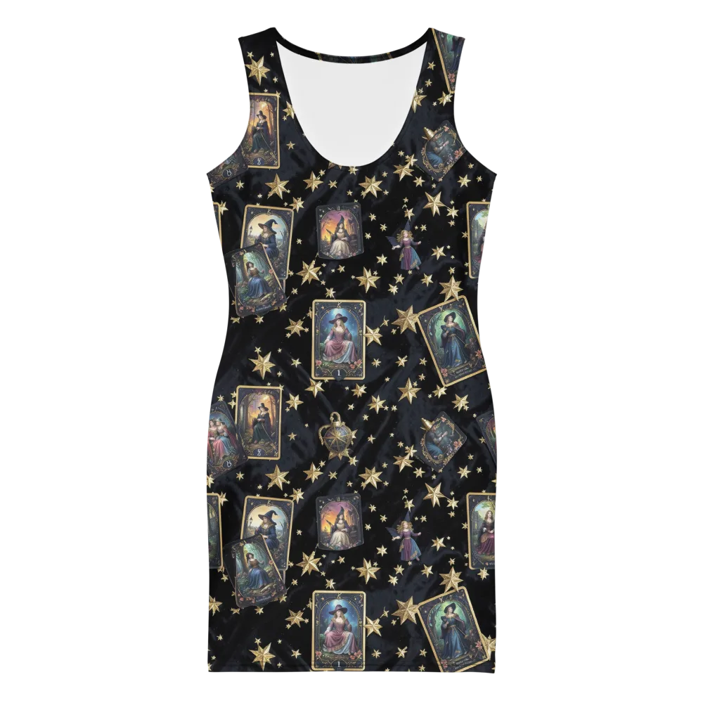 Celestial Arcana on Bodycon Dress — Front