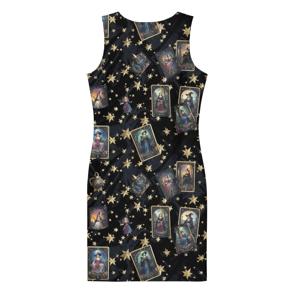 Celestial Arcana on Bodycon Dress — Back