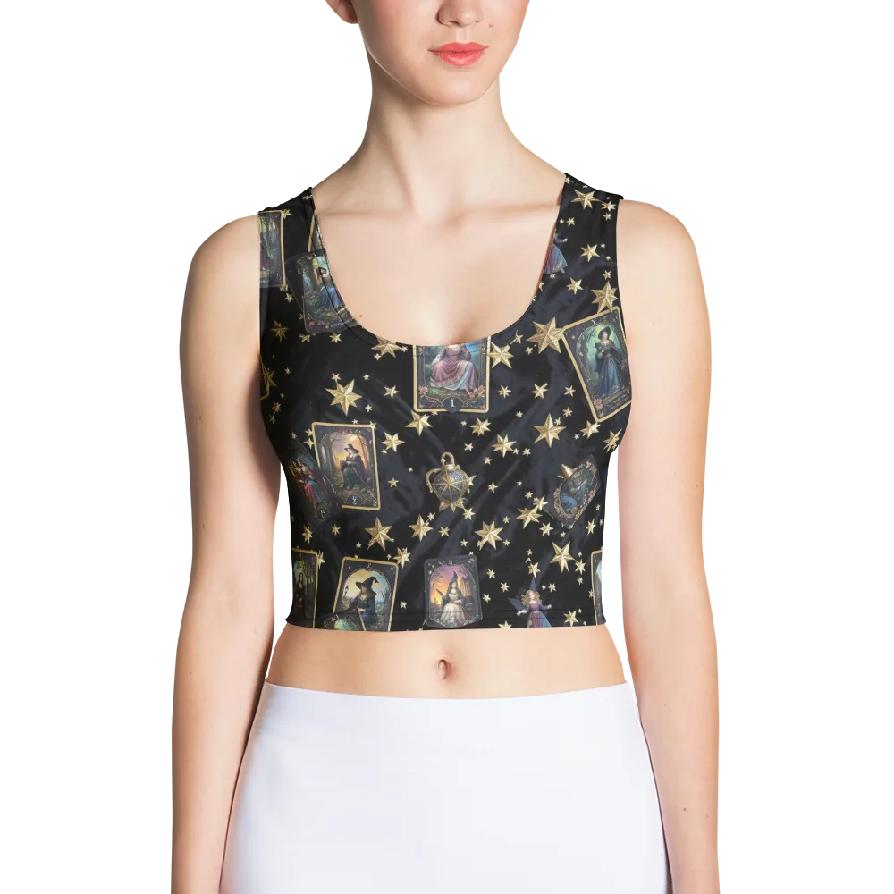 Celestial Arcana on Crop Top — Front