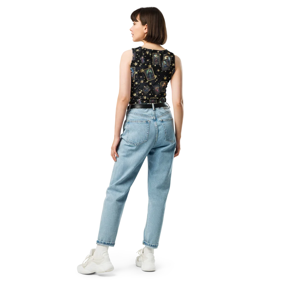 Celestial Arcana on Crop Top — Back