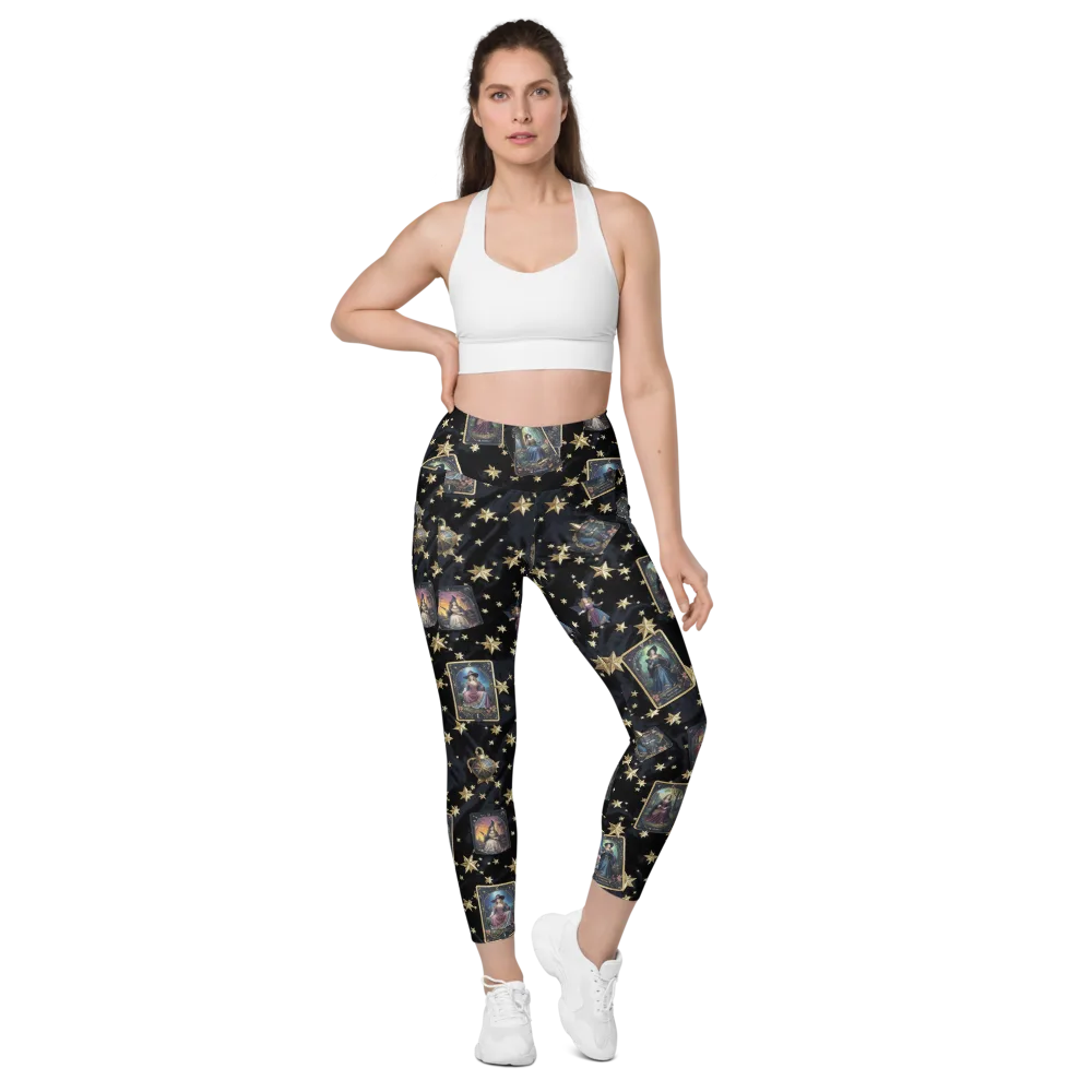 Celestial Arcana on Leggings with Pockets — Front