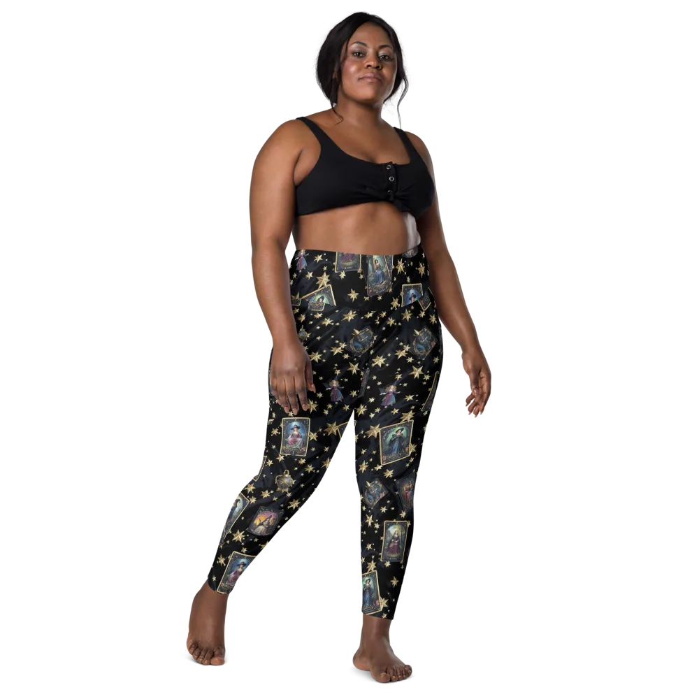 Celestial Arcana on Leggings with Pockets — Front